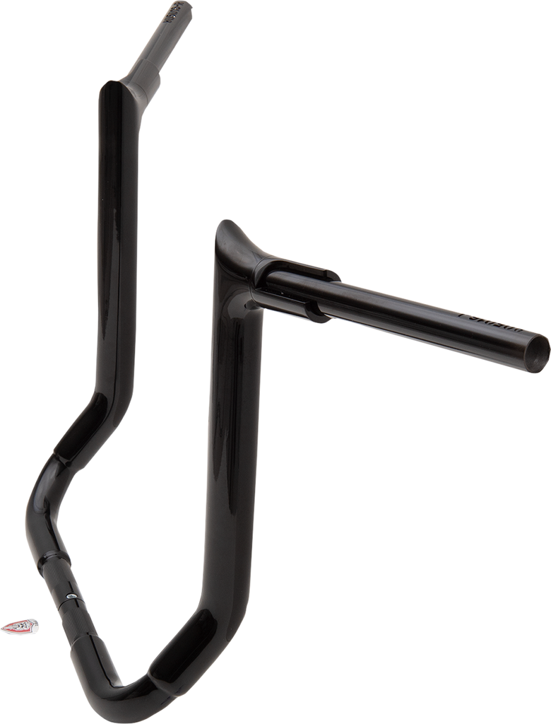 FAT BAGGERS INC. 16" Black 1-1/2" Pointed Top Handlebar 1-1/2" EZ Install Pointed Top Handlebar - Team Dream Rides