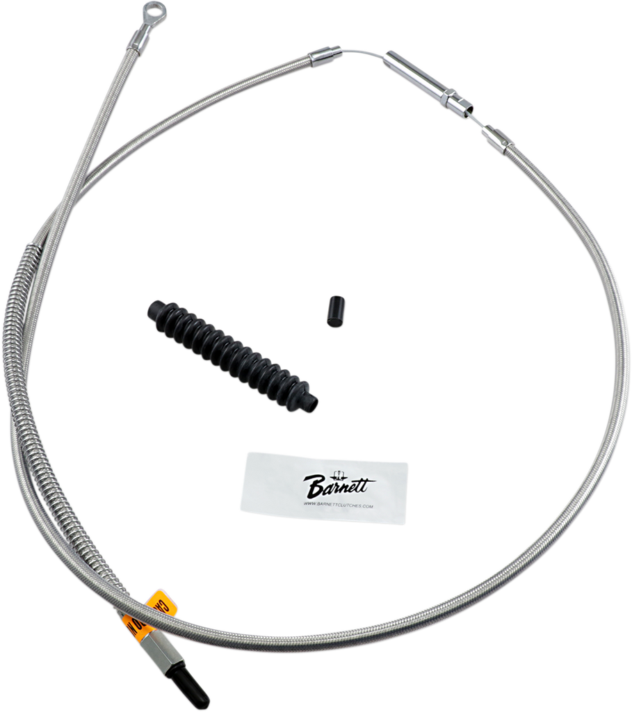 BARNETT Extended 10" Clutch Cable High-Efficiency Stainless Steel Clutch Cable for Harley-Davidson - Team Dream Rides