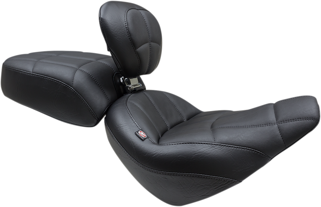 MUSTANG Passenger Touring Seat - FXBB Passenger Tour Seat — Includes Backrest - Team Dream Rides