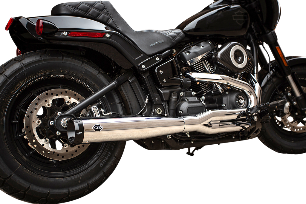 S&S CYCLE 2:1 Exhaust for Softail - Chrome SuperStreet 2:1 Exhaust System - Team Dream Rides