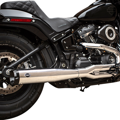 S&S CYCLE 2:1 Exhaust for Softail - Chrome SuperStreet 2:1 Exhaust System - Team Dream Rides