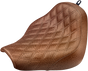 SADDLEMEN Renegade Solo Seat - Lattice Stitched - Brown Renegade LS Solo Seat - Team Dream Rides