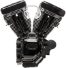 S&S CYCLE T124 Long Block Engine - Black - Touring 310-0835A - Team Dream Rides