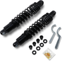 DRAG SHOCKS Premium Ride-Height Adjustable Shocks - Black - Standard - 12.5" Premium Ride-Height Adjustable Shocks — 13.00" - Team Dream Rides
