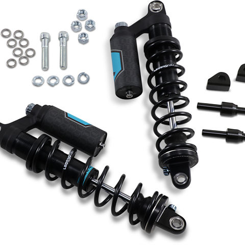 LEGEND SUSPENSION REVO ARC Piggyback Shocks - Heavy Duty - Black - 14