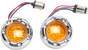 ARLEN NESS LED Light Kit for Factory Turn Signal Housing - Amber/White - Chrome LED "Fire Ring" Kit for Factory "Deuce Style" Turn Signal Housing - Team Dream Rides