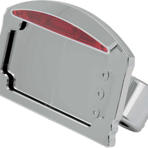 DRAG SPECIALTIES LED Tailight/License Plate Mount - Half-Moon - Flat Swingarm Side Mount Half-Moon LED Taillight and License Plate Mount - Team Dream Rides