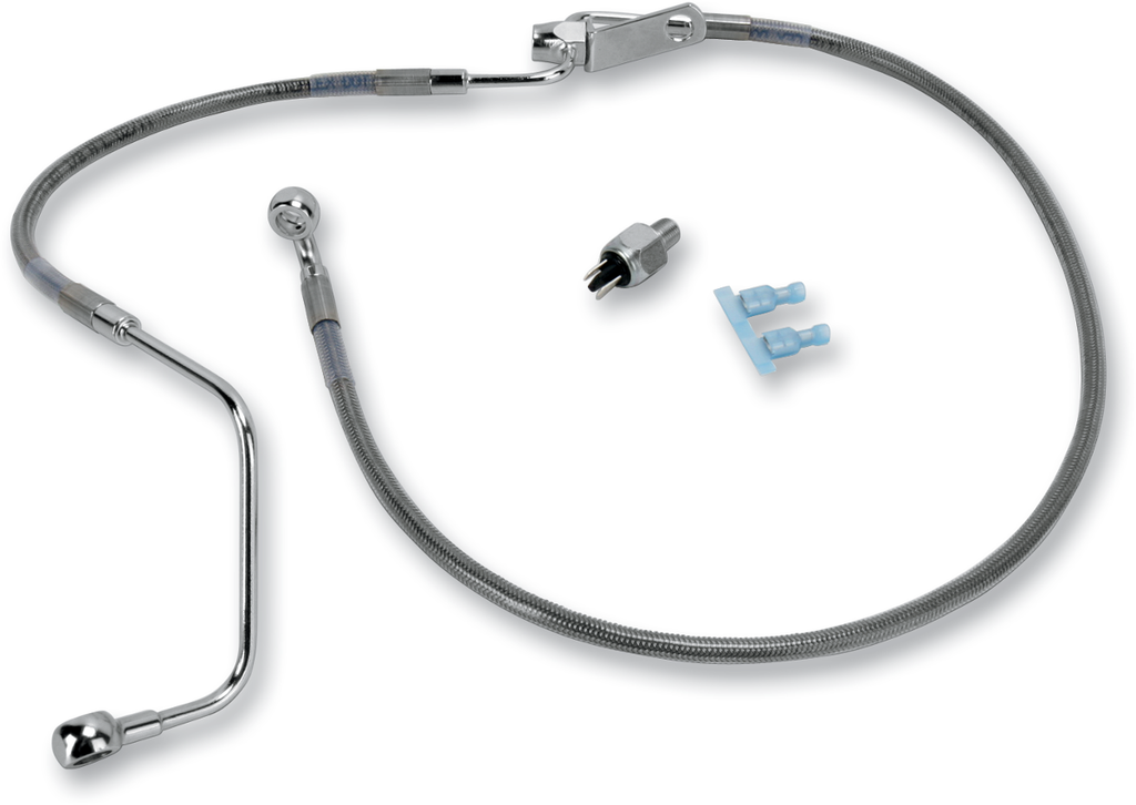 DRAG SPECIALTIES Brake Line - Stainless Steel Stainless Steel Brake Line Kit - Team Dream Rides