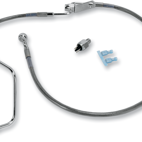 DRAG SPECIALTIES Brake Line - Stainless Steel Stainless Steel Brake Line Kit - Team Dream Rides