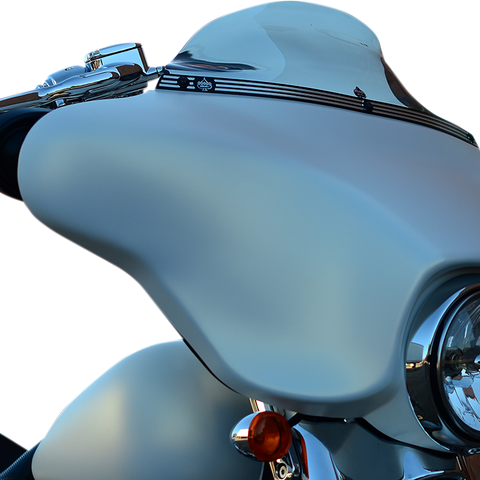 KLOCK WERKS Windshield Trim - Kerf - Black - FLH 14+ Flare™ Series Windshield Trim - Team Dream Rides