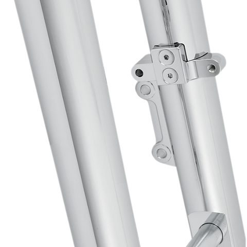 ARLEN NESS Hot Legs Fork Legs - Custom Single Disc - Smooth - Chrome -  '07-'17 FLST Hot Legs Fork Leg — Smooth - Team Dream Rides