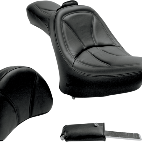 SADDLEMEN King Seat - Backrest - Softail King 2-Up Seat - Team Dream Rides