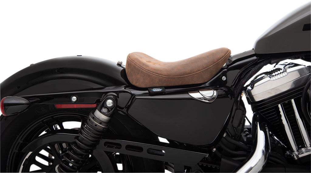 DRAG SPECIALTIES SEATS Bobber Solo Seat - Leather - Brown Bobber Solo Seat - Team Dream Rides