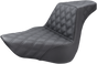 SADDLEMEN Step Up Seat - Lattice Stitched Step Up Seat — Lattice Stitched - Team Dream Rides