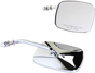 DRAG SPECIALTIES Rectangle Mirrors - Short - Chrome OEM-Style Rectangular Mirrors - Team Dream Rides