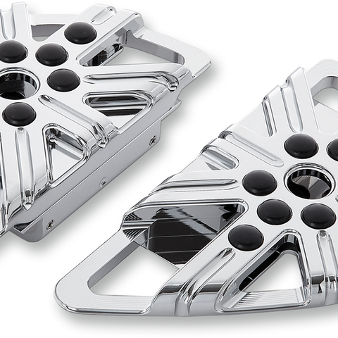 ARLEN NESS Passenger Boards - 10 Gauge - Chrome Adjustable Driver Floorboards - Team Dream Rides