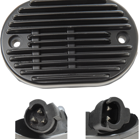 DRAG SPECIALTIES Regulator - FX/FLST '08-'10 - Black Solid-State Regulator - Team Dream Rides