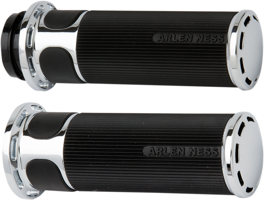ARLEN NESS Chrome Slot Track Grips for Cable Fusion Slot Track Grips - Team Dream Rides