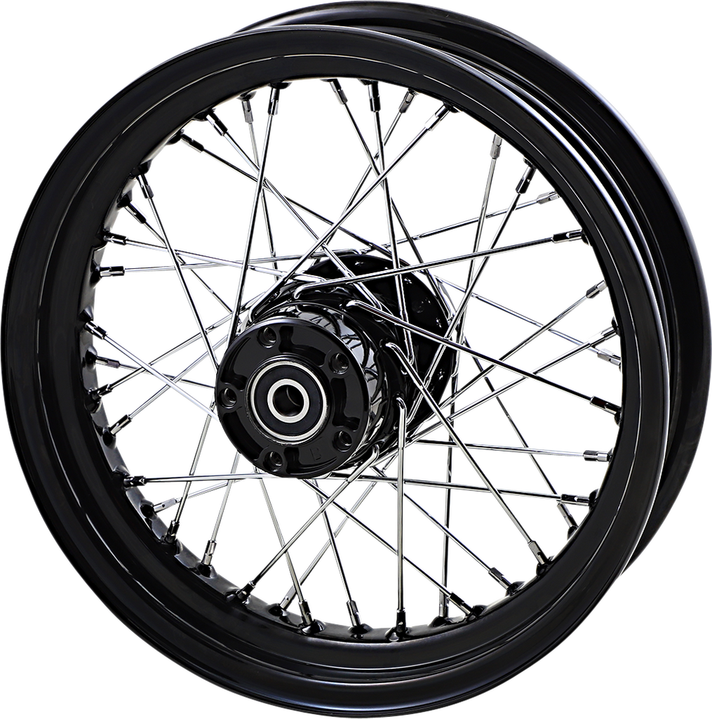 DRAG SPECIALTIES Wheel - Rear - 16x3 - Black - 00-06 ST/FXD Replacement Laced Wheel - Team Dream Rides