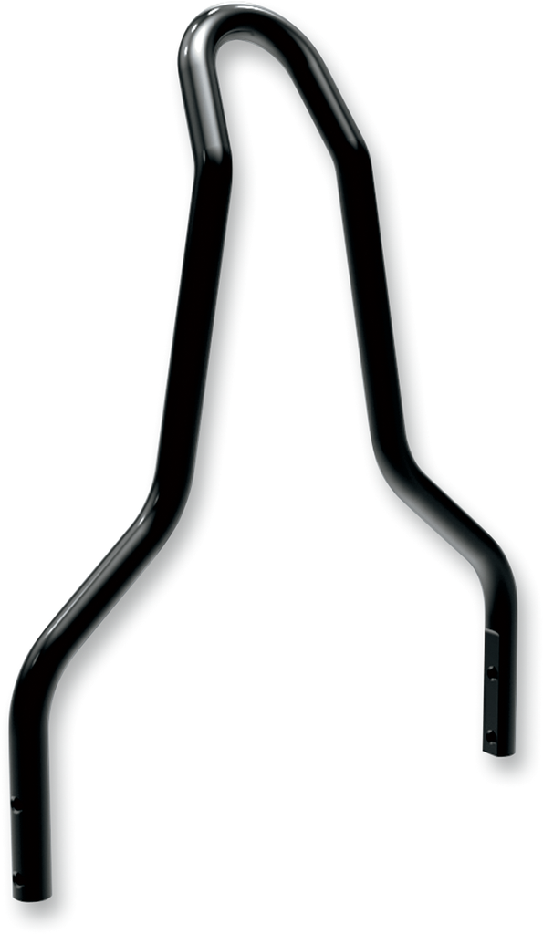 DRAG SPECIALTIES Round Tapered Sissy Bar - Black - 11" Round Sissy Bar - Team Dream Rides