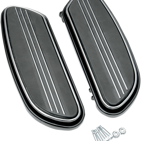 DRAG SPECIALTIES Footboard Sweeper - Black Sweeper Floorboards - Team Dream Rides