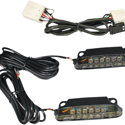 CUSTOM DYNAMICS Luggage Rack Light Bar - Smoke Luggage Rack LED Light Bar - Team Dream Rides