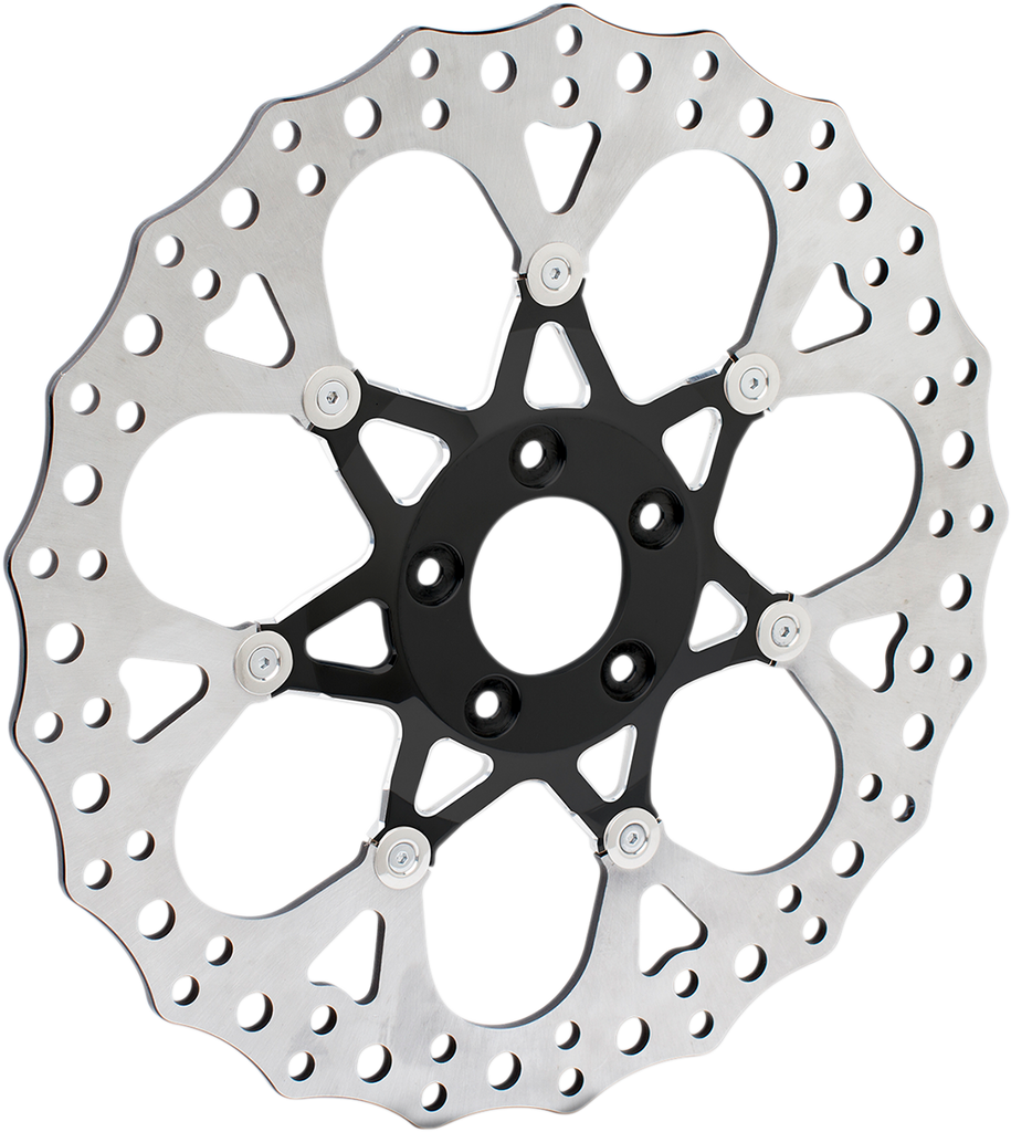 ARLEN NESS Front Rotor - Procross - 14" - Black Two-Piece Floating Brake Rotor - Team Dream Rides