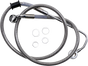 DRAG SPECIALTIES Brake Line - +4" - Stainless Steel - '15-'17 Softail Extended Length Stainless Steel Brake Line - Team Dream Rides