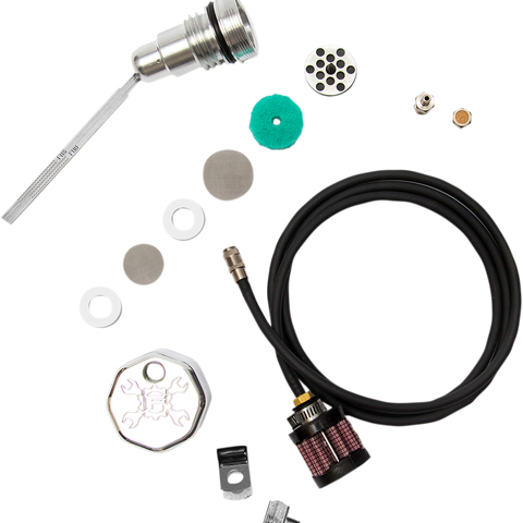 FEULING OIL PUMP CORP. Vented Dipstick - Polished - Dyna Vented Dipstick - Team Dream Rides