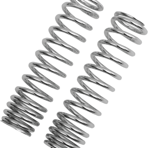 PROGRESSIVE SUSPENSION Shock Springs - 12-Series - Chrome - 90-130 lb/in 12  Series Shock Springs - Team Dream Rides