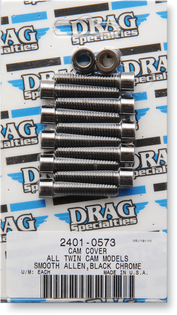 DRAG SPECIALTIES Bolt Kit Camshaft Cover Smooth Socket-Head Bolt Set - Team Dream Rides