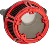 ARLEN NESS Air Cleaner Method XL Red Method™ Clear Series Air Cleaner - Team Dream Rides