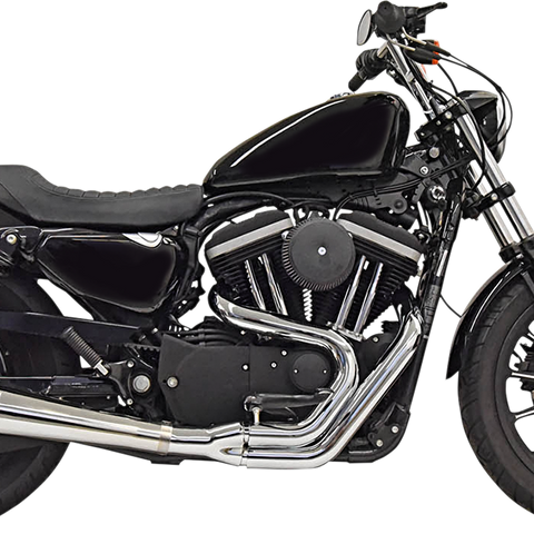 BASSANI XHAUST Road Rage Exhaust - Chrome Road Rage 2:1 Exhaust System - Team Dream Rides