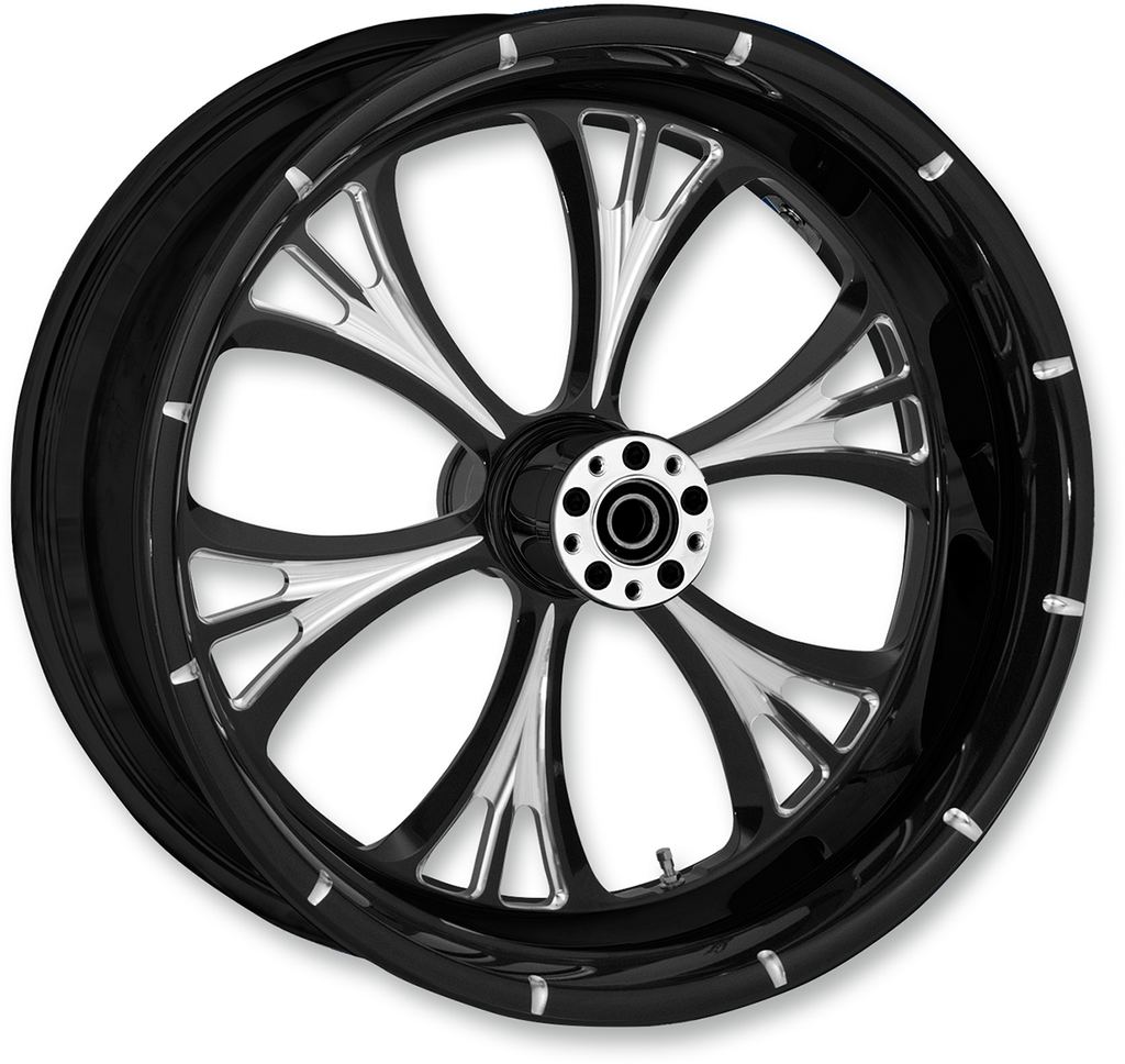RC COMPONENTS Rear Wheel - Majestic - Eclipse - 18" x 4.25" - 08 FLH One-Piece Forged Aluminum Wheel — Majestic - Team Dream Rides
