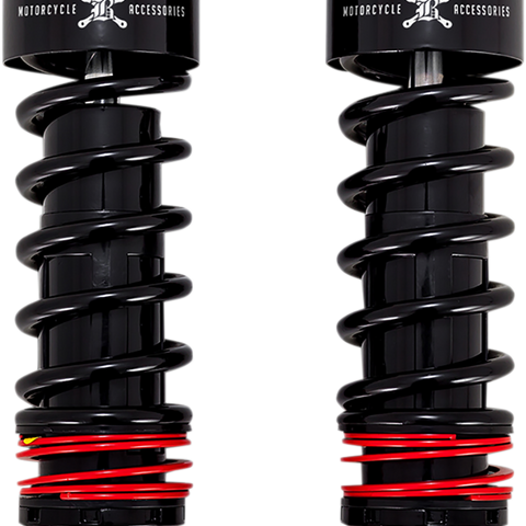 BURLY BRAND Slammer Plus Shocks - Black - FLH Slammer Plus Shocks - Team Dream Rides