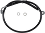 DRAG SPECIALTIES Brake Line - Softail '18+ - Black Standard Length Brake Line Kit - Team Dream Rides