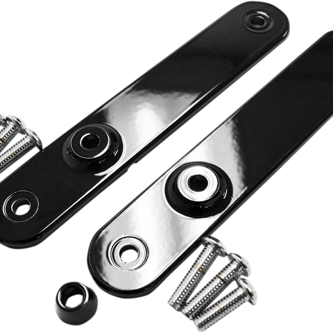 DRAG SPECIALTIES Turn Signal Relocation Mount - Gloss Black Turn Signal Relocation Mounts - Team Dream Rides