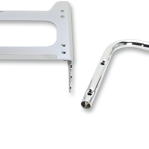 DRAG SPECIALTIES Tour Box Mount - Chrome Quick Detach Tour Box Mount - Team Dream Rides