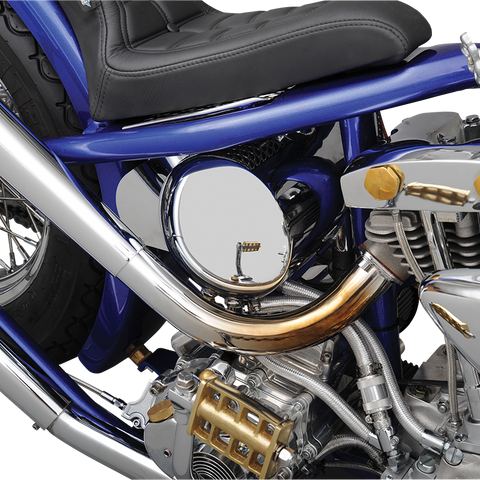 DRAG SPECIALTIES Oil Tanks - Chrome - Domed - Center Fill Custom Oil Tank - Team Dream Rides