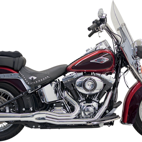 BASSANI XHAUST Mega Power Exhaust - Chrome Road Rage II Mega Power 2:1 System - Team Dream Rides