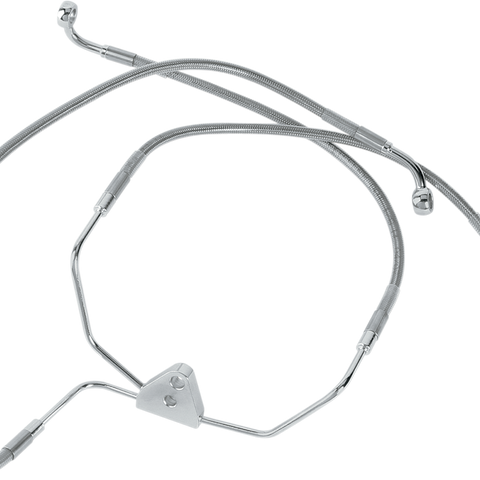 DRAG SPECIALTIES Brake Line - Front Stainless Steel Brake Line Kit - Team Dream Rides