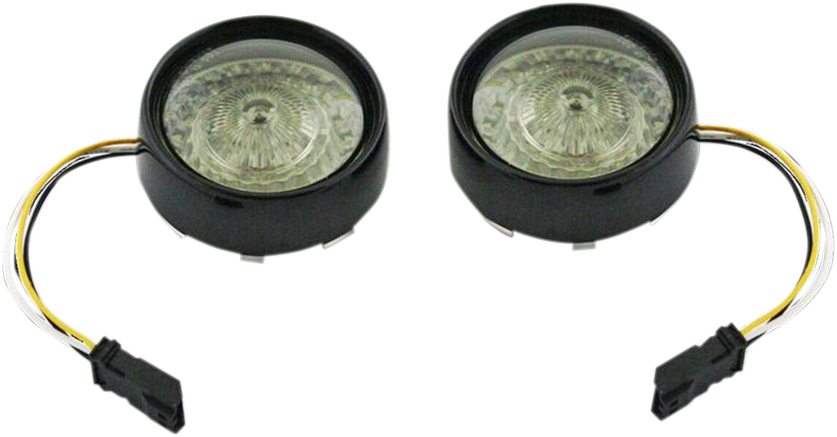 CUSTOM DYNAMICS Bullet Turn Signal - JAE CVO - Gloss Black - Smoke Lens ProBEAM® Ringz Bullet Bezel LED Turn Signal - Team Dream Rides