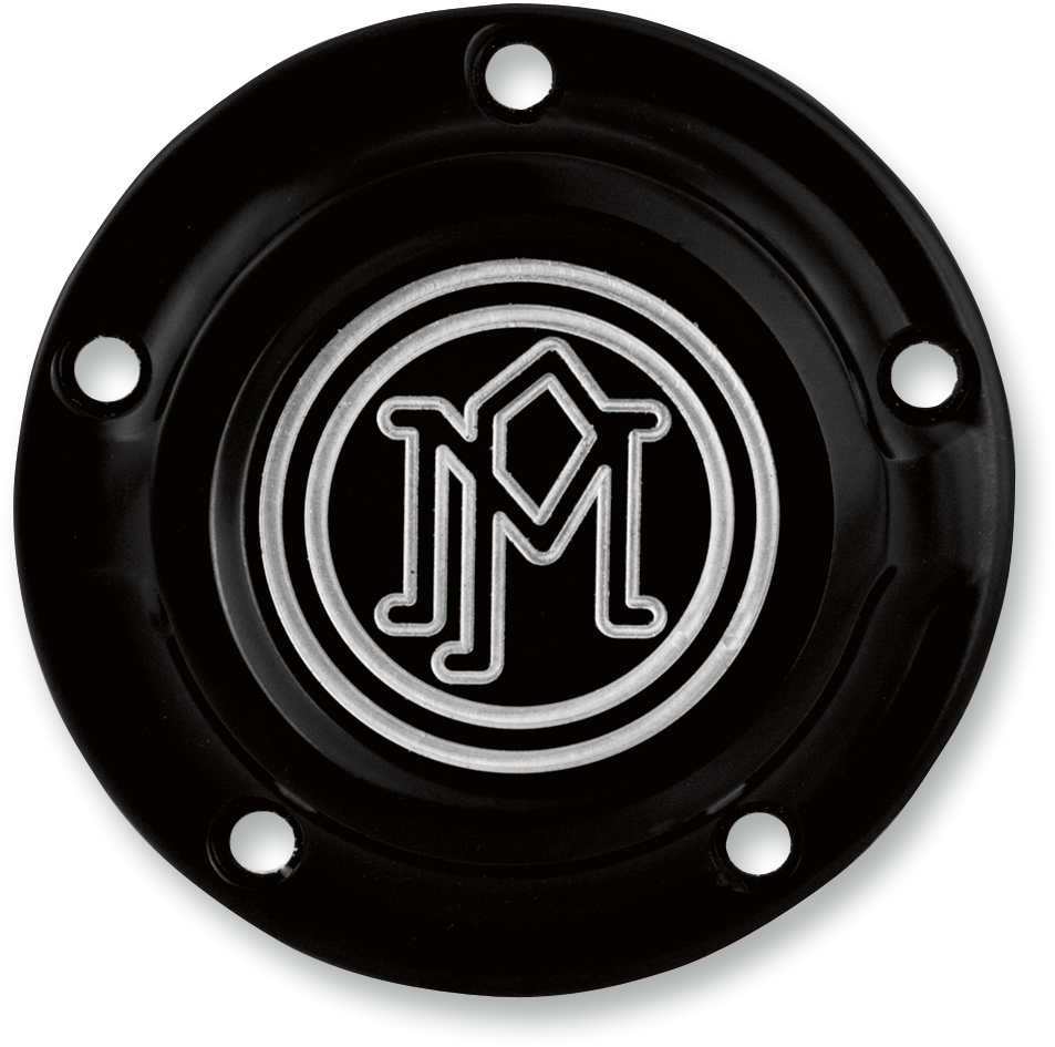 PERFORMANCE MACHINE (PM) Ignition Cover Scalloped 5 Hole Contrast Cut Scallop Points Cover - Team Dream Rides