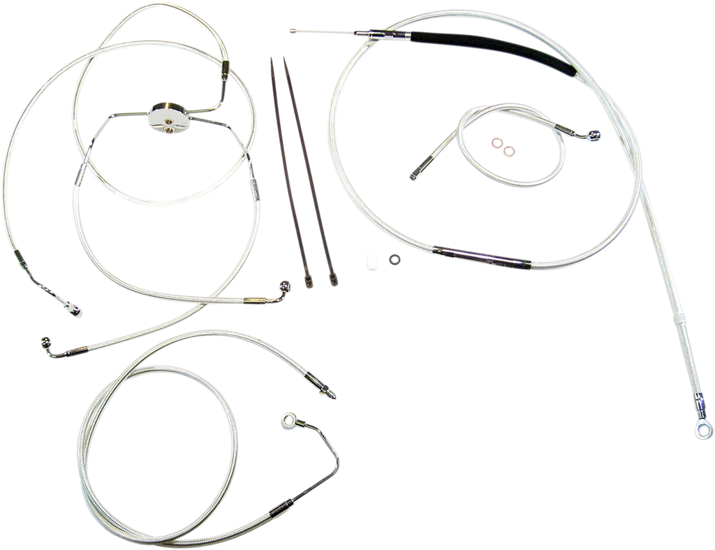 MAGNUM Sterling Chromite II® Control Cable Kit Sterling Chromite II® Designer Handlebar Installation Kit - Team Dream Rides