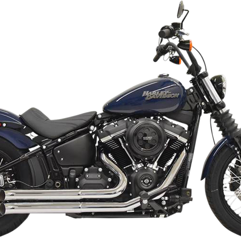 BASSANI XHAUST Pro Street Exhaust - Chrome Pro-Street Exhaust System - Team Dream Rides