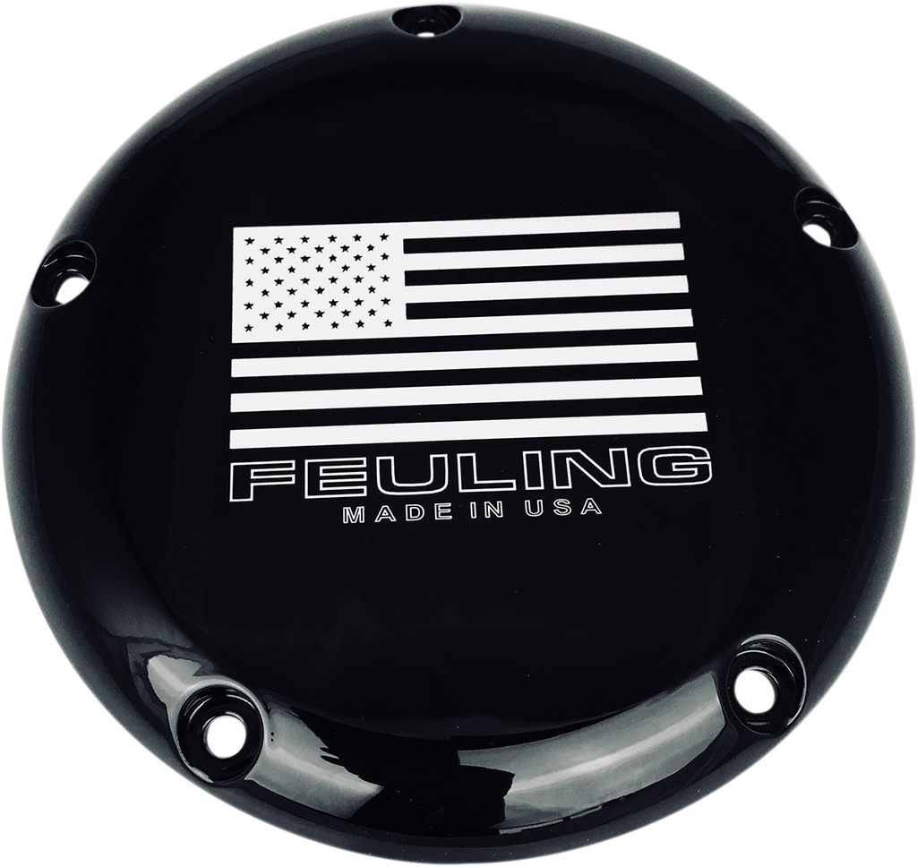 FEULING OIL PUMP CORP. American Derby Cover - Black Derby Cover - Team Dream Rides