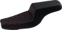 SADDLEMEN Step Up Seat -Lattice Stitched - Red Stitched - XL Step Up Seat — Lattice Stitched - Team Dream Rides