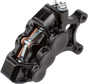 ARLEN NESS 6-Piston Caliper - Front Left - Black - 14" Ness Tech Six-Piston Differential Bore Caliper - Team Dream Rides