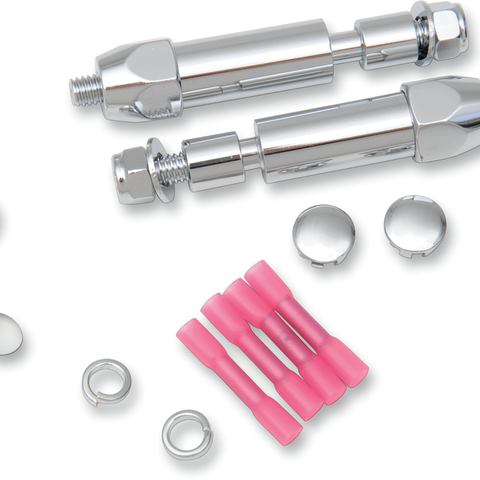 DRAG SPECIALTIES Turn Signal Relocation Kit - '02 ST Chrome Rear Turn Signal Relocation Kits - Team Dream Rides