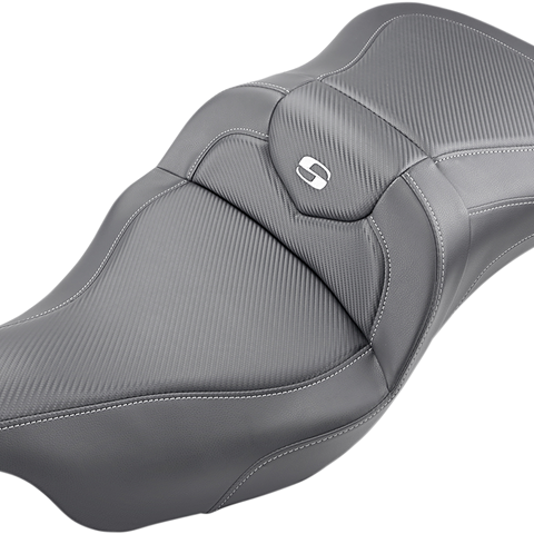 SADDLEMEN Extended Reach Road Sofa Seat - Carbon Fiber Extended Reach Road Sofa  Seat - Team Dream Rides